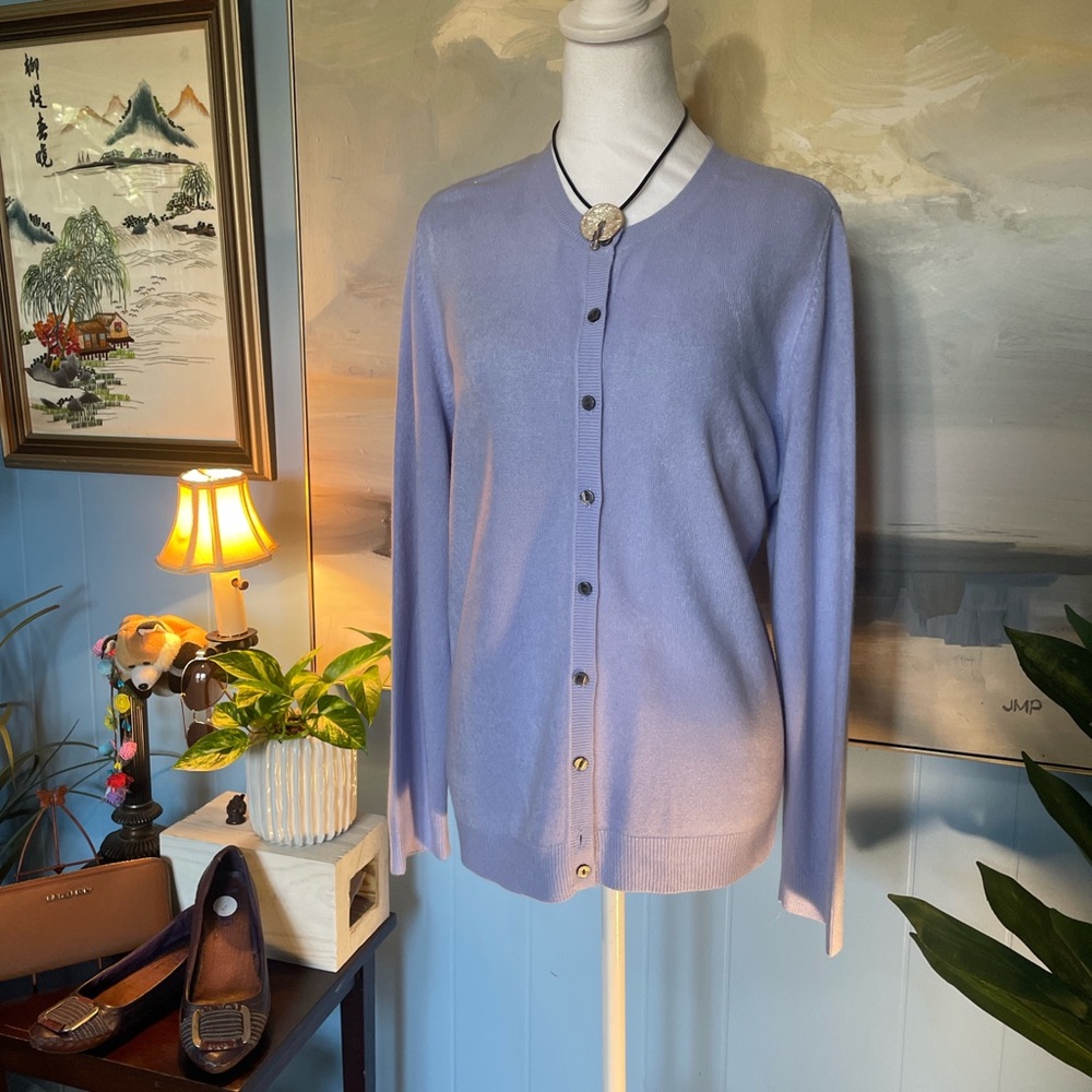 Croft & Barrow Lavender Women's Cardigan